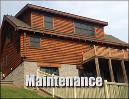  Betsy Layne, Kentucky Log Home Maintenance